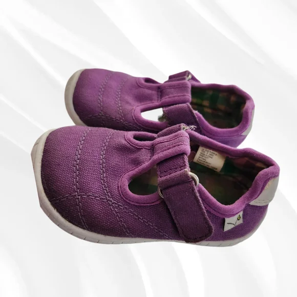 Jumping Beans Purple Baby Walker Slip-On Shoes - Picture 2 of 3